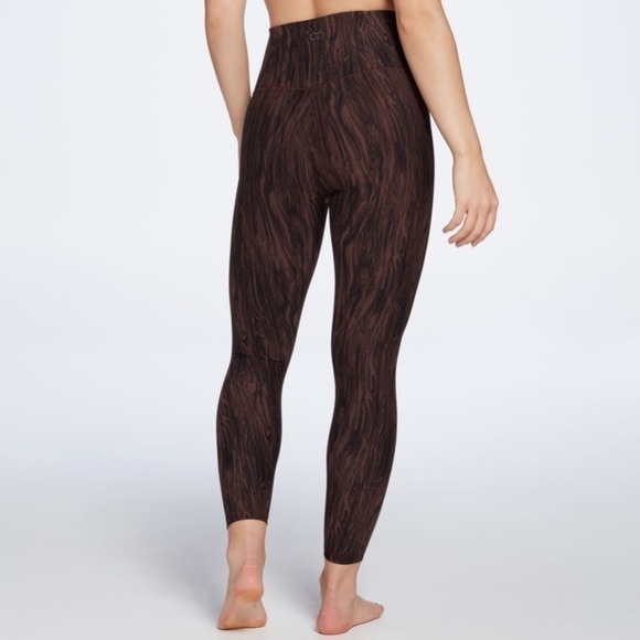 CALIA Women's Core Essential 7/8 Leggings in Faux Bois Cocoa Dreams Size… - Picture 2 of 10